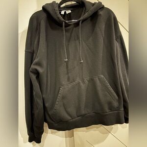 Black hooded sweatshirt H&M